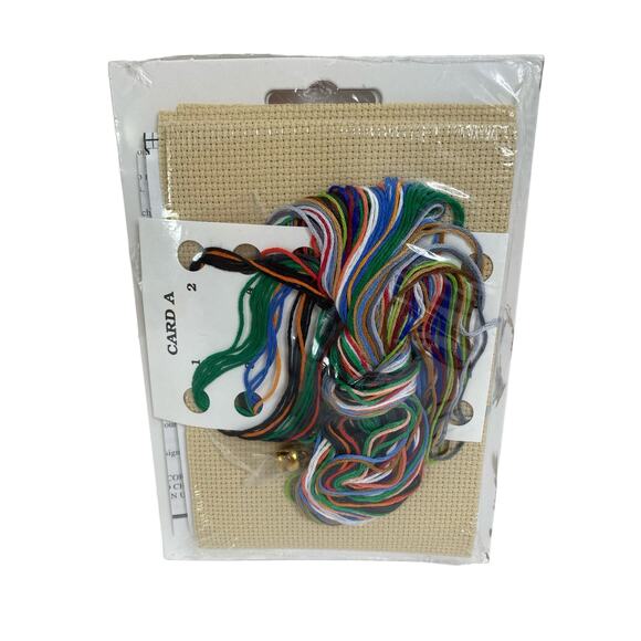 JANLYNN *New* Designs Jumping Jacks Snowman Counted Cross Stitch Christmas Kit - Picture 2 of 4